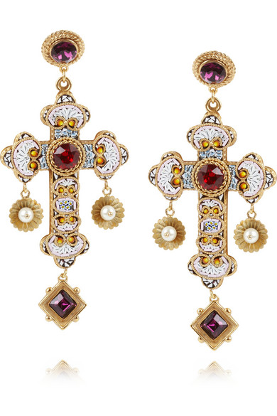 Hot Jewels: Dolce & Gabbana Cross Earrings